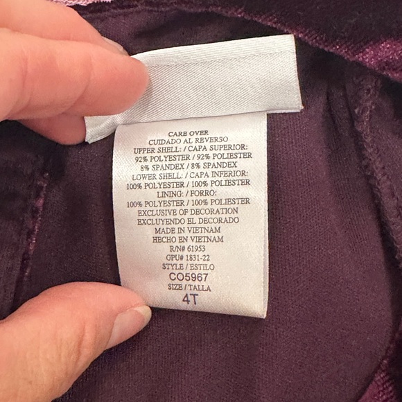 Toddler girl, purple dress - Picture 9 of 12